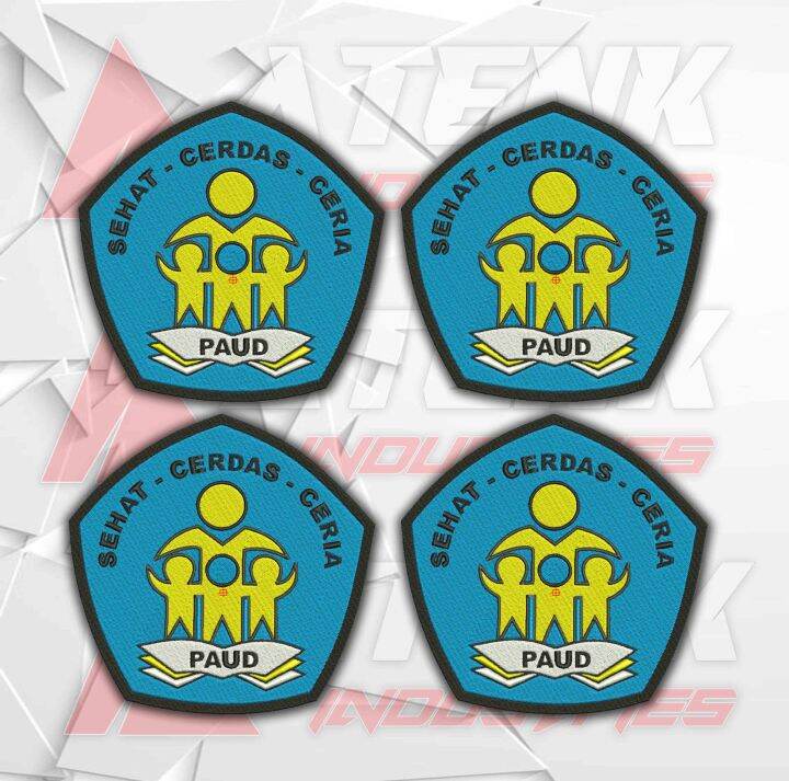Bordir Patch Emblem Bet Logo Anak PAUD Ukuran 5 Cm | Lazada Indonesia