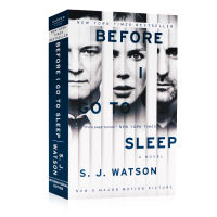 Before I go to sleep movie tie in English original novel film novel suspense novel S. J. Watson English best seller