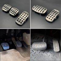 For Nissan Vertsa Note Sunny Micra Sylphy Livina X Trail T30 NO Drilling Car Styling Pedal Fuel Gas Brake Pedal Cover Pad Plate