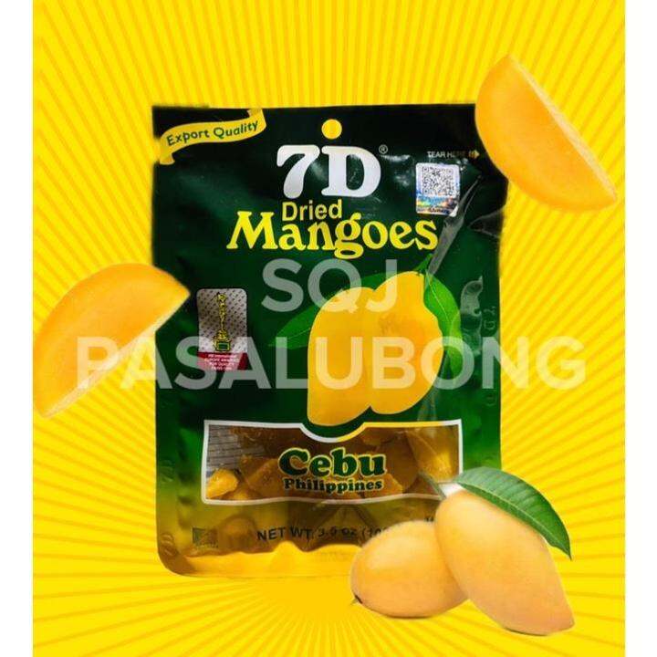 Snack Sweets 7D Dried Mangoes 100g - Cebu Pasalubong | Lazada PH