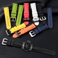 ▶★◀ Suitable for silicone watch straps Suitable for Panerai submarine series watches Diesel Armani large size camouflage rubber bracelet