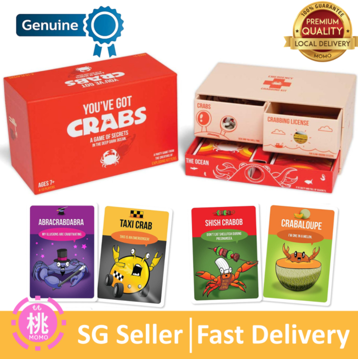You've Got Crabs by Exploding Kittens A Card Game Filled with