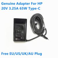 TPN-CA10แท้65W 20V 3.25A Type-C TPN-LA12 TPN-TA02อะแดปเตอร์ AC สำหรับ HP SPECTRE X360 13AF-012DX ELITEBOOK G4 Charger Laptop ของแท้