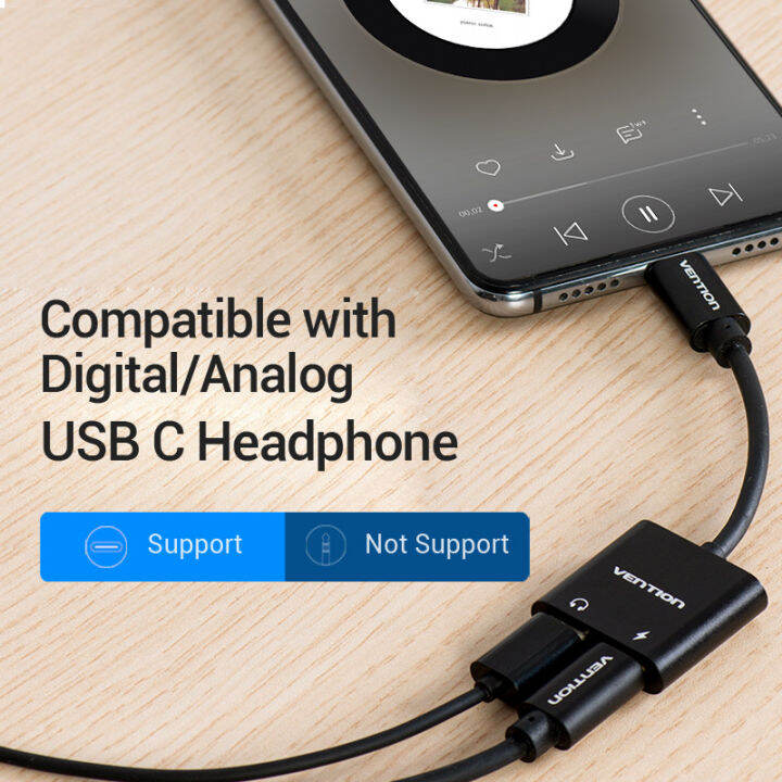 vention-usb-c-to-dual-usb-c-audio-adapter-with-power-supply-hi-fi-sound-quality-ตัวแปลง-usb-c-เป็น-usb-c-สำหรับหูฟัง-พร้อมช่องเสียบชาร์ต-usb-c