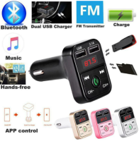 [ลดเพิ่ม 15%]CARB2 บลูทูธในรถยนต์Bluetooth Car Kit Digital Display for Mobile Phone