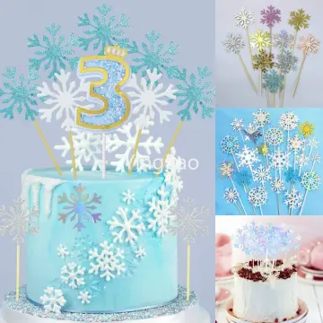 Frozen Snowflake Cake 