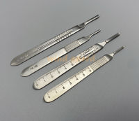 คุณภาพสูง Scalpel ใบมีดจับมีดสแตนเลสผู้ถือใบมีด Hilt ทันตกรรมเครื่องมือผ่าตัด DIY ตัดซ่อมเครื่องมือ