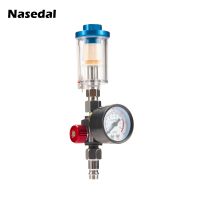 Adjust Gauge Filter Spray Gun Air Regulator Gauge In-Line Oil Water Trap Filter Separator EU Adapter Pneumatic Tools For Airbrush