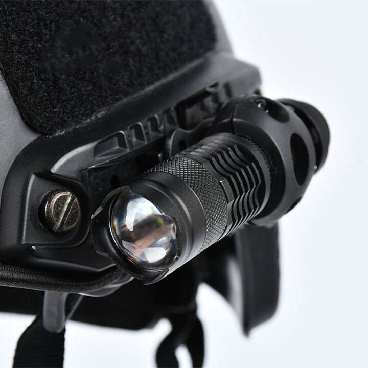 tactical-military-fast-helmet-light-escopic-zoom-flashlight-helmet-scout-light-with-flashlight-single-clamp-holder