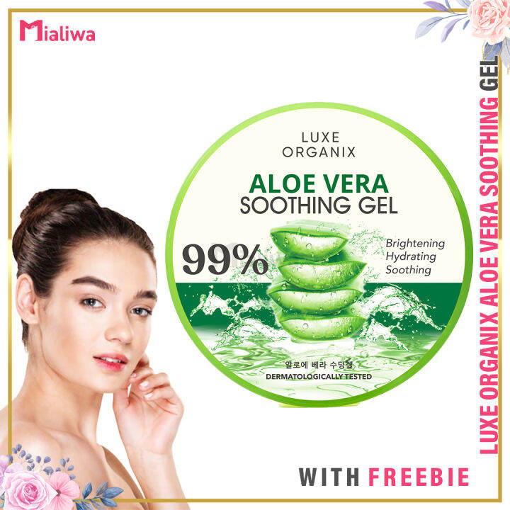 Luxe Organix Aloe Vera & Snail Soothing Gel, Hyaluronic Acid Collagen