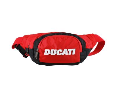 DUCATI กระเป๋าคาดเอวลิขสิทธิ์แท้ดูคาติ สีแดง ขนาด 33x15x6 cm.DCT49 172