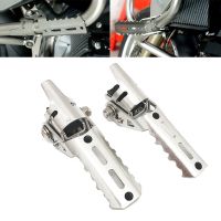 F750GS F850GS Front Foot Pegs Folding Footrests Clamps 22-25mm For BMW F650GS F850GS ADV F800GS G310GS F700GS F900XR F900R Wall Stickers Decals