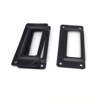 ☃♗₪ 30PCS Metal Frame Drawer Box Case Cabinet Card Label Holders Vintage black Label frame card Holder 62mm x 29mm