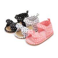 【hot】！ 2022 New Sandals Baby Shoes Dots Anti-slip Rubber Sole Newborns Flat Beach