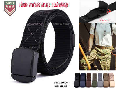 เข็มขัด เข็มขัดเดินป่า เข็มขัดสนาม เข็มขัดยุทธวิธี 🔶MILITARY BELT🔶หัวพลาสติกผ้าไนล่อนไม่อมน้ำ🔷พร้อมส่ง✅