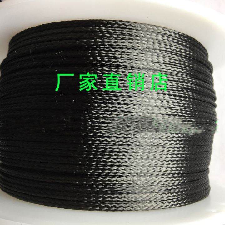 Free shipping 10M 3k carbon fiber cable sleeve braid 2MM-30MM Hollow conductive tape Wire shielding sleeve Electrical Circuitry Parts