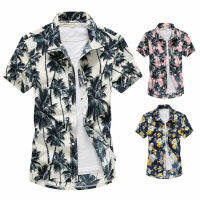 Blueyue02 ผู้ชายพิมพ์Alohaกีฬาเสื้อยืดประเดิมชายหาดhawallanเสื้อท็อปส์วันหยุดประเดิม