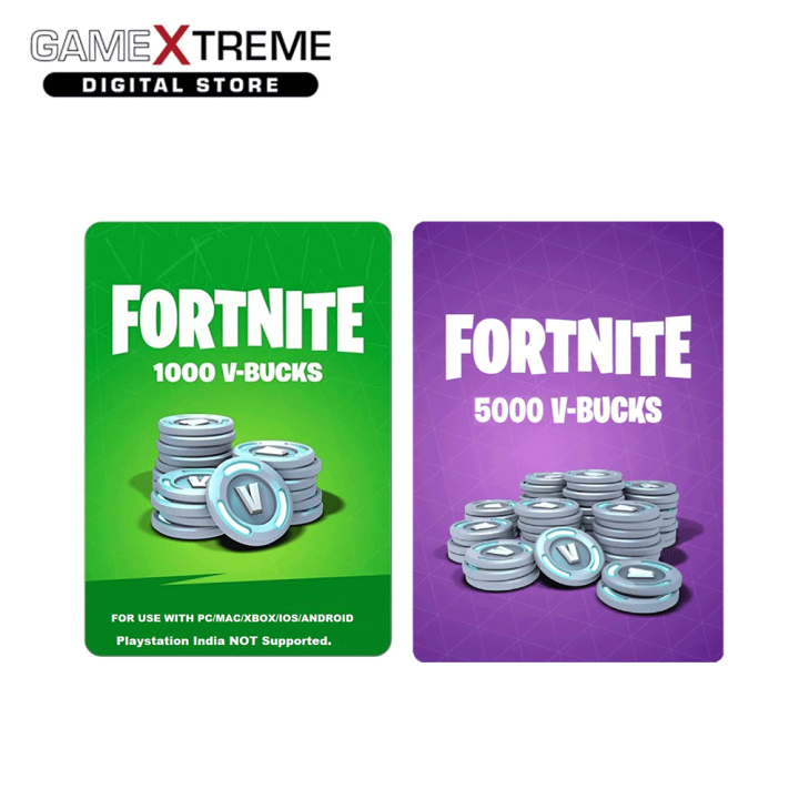 Fortnite 1000 V Bucks 5000 V Bucks Digital Code Lazada Ph 1375