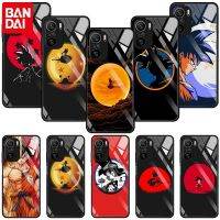 【 NEW FIRE 】 Dragon Ball Z Goku กระจกนิรภัยสำหรับ Xiaomi Redmi หมายเหตุ11 10 9S 8 Pro 9C 9 7 8T K40 9A 9T 11S 11T 5G ฝาครอบโทรศัพท์