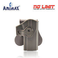 ซองปืน ปลดไว Amomax รุ่น (AM-P320) สำหรับโมเดล SIG M18 / WE P320 (Compact) ซองแข็ง กันน้ำ ทำจาก Polymer ปรับขนาดได้ ซองปรับได้ 360 องศา