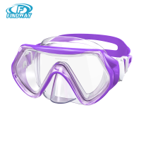 ;.[]Findway Kids Diving Snorkel With Nose Cover Anti-Foguv Protection 360 ° Vide Vision แว่นตาว่ายน้ำสำหรับชายหญิง Age5-16