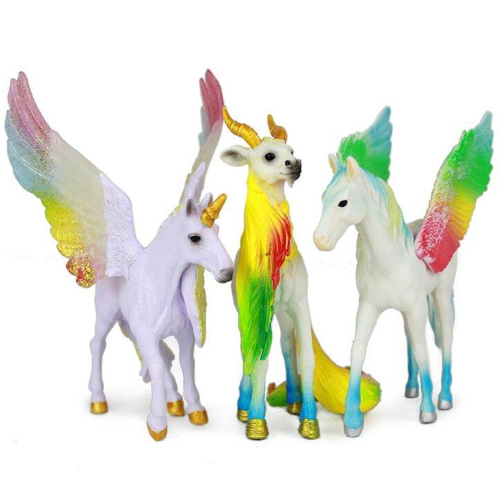 born-child-solid-simulation-animal-model-toy-god-horse-unicorn-tianma-pegasus-model-toys-gifts