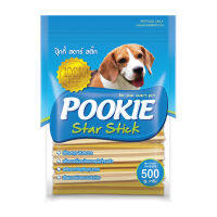 Pookie Star Stick ปุ๊กกี้ สตาร์ สติ๊ก รสนม+รสไก่ 500 กรัม x 1 ซอง