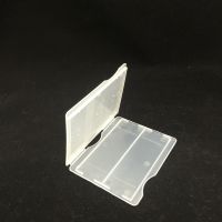 10PCS Portable Lab ABS Plastic Microscope Slides Holder Dispenser Box 2PCS Case