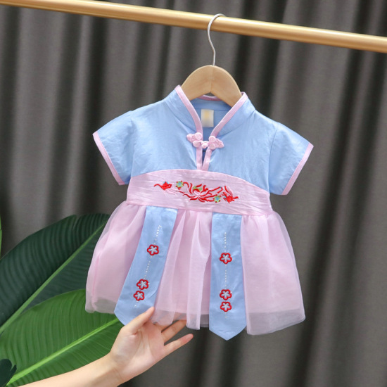 Váy đầm công chúa hàn quốc dễ thương cho bé gái váy hanbok hàn quốc cho bé - ảnh sản phẩm 6