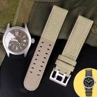 ◄♤ ผ้าใบหนังด้านล่าง Watc สำหรับ Hamilton Khaki Field นาฬิกา H68201993 H7060596 สายนาฬิกา Seiko สายนาฬิกา 20มม. 22มม.Buckle