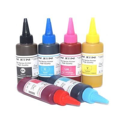 เครื่องพิมพ์1430 1410 1400 1390หมึกสำหรับ Epson ระเหิดเติมได้6สี100มล.