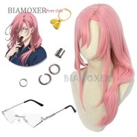 Kaoru Sakurayashiki Cosplay Wigs SK8 The Infinity Cherry Blossom Cosplay Glasses Anime Earring Hook Clip Halloween Costume Prop