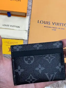 Louis Vuitton Porte Carte Double Card Holder Monogram Blue