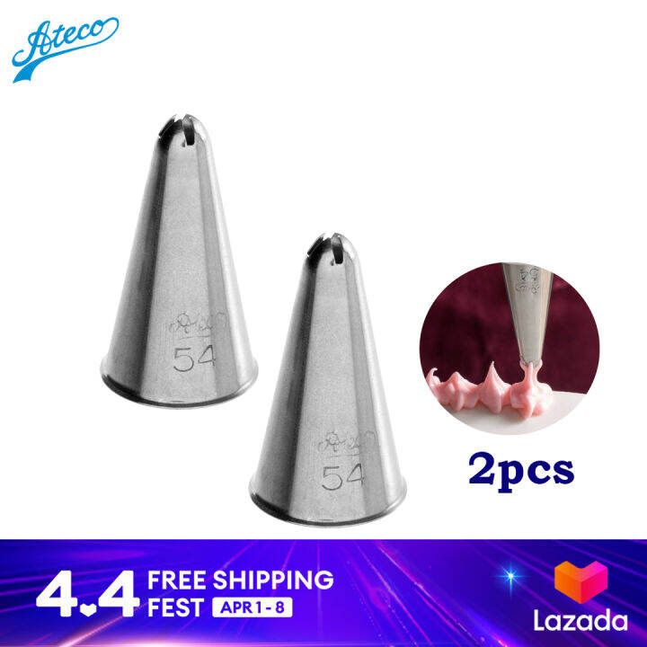 Ateco 54 CrossTop Piping Tip Set of 2 Lazada PH