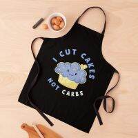 I cut Cake not carbs Cupcake Kawaii Apron Apron For Women Woman Work Apron Goods For Home And Kitchen Apron Kitchen Women