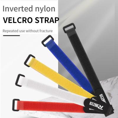 Nylon Reverse Buckle Fastener Tape Bicycle Fixing Strap Reusable Straps Fixing Rope Tying Strap Rope Bike Supplies Accessories Adhesives Tape