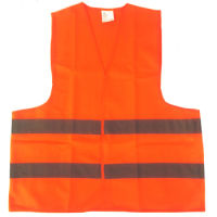 ⚠️⚠️⚠️ เสื้อสะท้อนแสงสีส้ม ผ้าโพลีเอสเตอร์ BEST ONE เสื้อกั๊กจราจร เสื้อสะท้อนแสง เสื้อกั๊กสีส้ม เสื้อจราจร เสื้อเซฟตี้