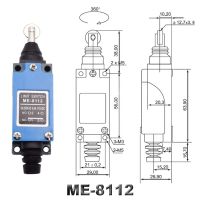 ก้านหมุนควบคุม CNC กันน้ำสวิตช์ ME 8108 8111 8122 9101 5A/220V โรตารี่แบบปิดผนึกสวิตช์ขีดจำกัดชั่วขณะอุตสาหกรรม1NC 1NO