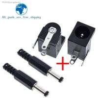 ▫ TZT 10Pcs DC-005 Black DC Power Jack Socket Connector DC005 5.5x2.1mm 2.1 socket Round the needle