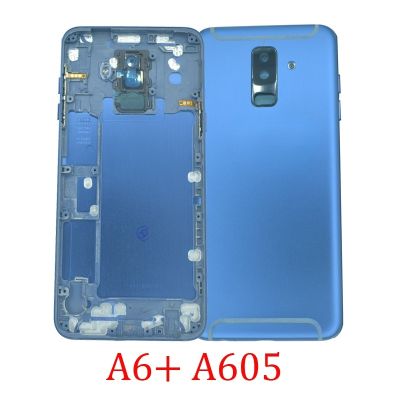 （shine electron）เคสฝาหลังสำหรับ Samsung A6 A6บวก,A605G A605F ถังโลหะอลูมิเนียมกรอบโทรศัพท์แผงด้านหลัง