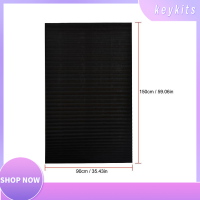 Blackout Pleated Window Shades Window Blind Blackout Light Block Cordless Black 35