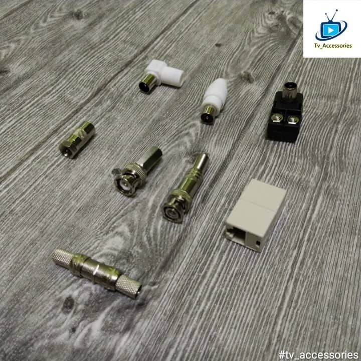 [TV Acc] (all in 1) tv joint connector socket aerial adapter joint ...