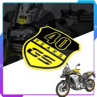 แผ่นถังน้ำมันมอเตอร์ไซค์ทำจากยางเรซิน3D เคสสติกเกอร์40ปีสำหรับ F700GS รถมอเตอร์ไซด์ G310GS F850GS F650GS รถมอเตอร์ไซด์ R1250GS R1200GS