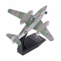 1:72 Scale Me 262เครื่องบินรบของเล่นโมเดลเครื่องกระตุ้นสูงเครื่องบินโมเดลตั้งโชว์พร้อม2วงเล็บ