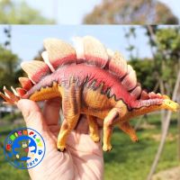 Munich Play - โมเดล ไดโนเสาร์ Stegosaurus ส้ม ขนาด 20.00 CM (จากหาดใหญ่)