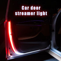 Car Interior Door Welcome Light LED Safety Warning Strobe Signal Lamp Strip 120cm Waterproof 12V Auto Decorative Ambient Lights