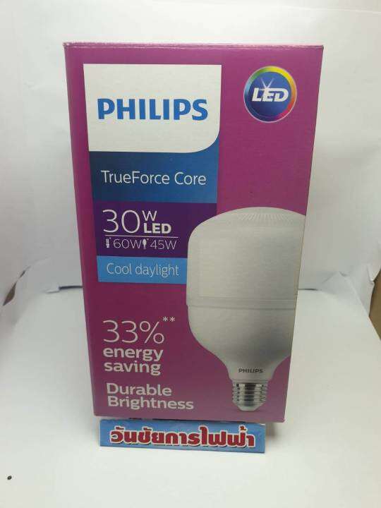 philips-หลอดแอลอีดี-หลอด-hiwatt-30w-e27-led-ฟิลลิป์-เดย์ไลท์แสงขาว-trueforce-highbay-led