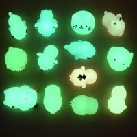 【LZ】∏❒  5-50Pcs NEW Glow Kawaii Toys Cute Animal Antistress Decompression Mochi Toy Soft Sticky Squishi Stress Relief  Funny Gift Toys