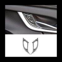 ▪ Carbon Fiber Door Handle Cover Trim Sticker for Cadillac XTS 2013-2018 Accessories