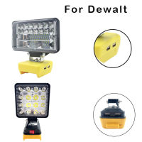 Untuk Dewalt 18V Li-ion Bateri LED Kerja Cahaya 4 Inci Lampu Suluar Lampu Perkhemahan Mudah Alih Lampu Banjir Kecemasan dengan USB